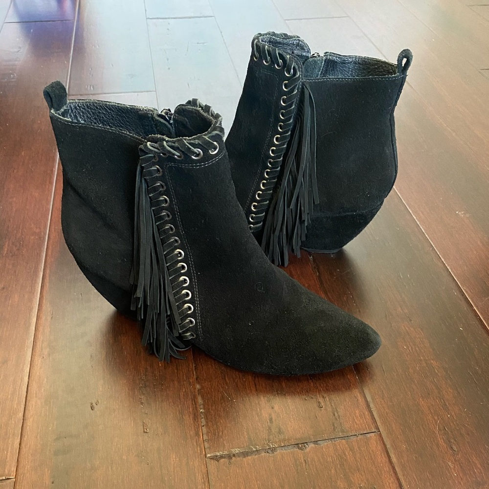Matisse fringe booties